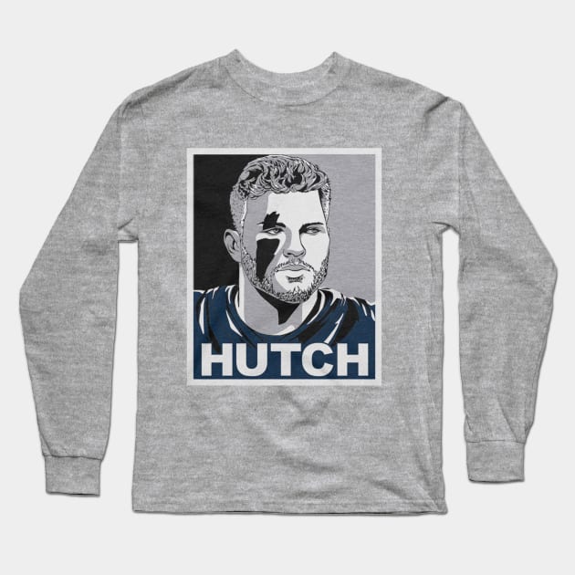 Aidan Hutchinson Hutch Long Sleeve T-Shirt by Chunta_Design